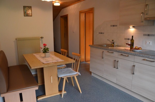 Der Wohnraum Ferienwohnungen auf dem Bauernhof Krustnerhof