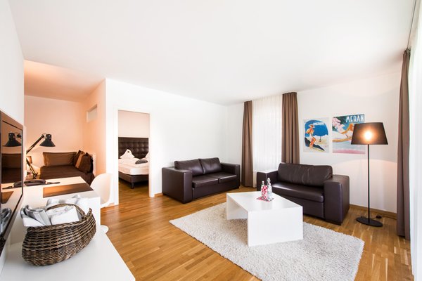 La zona giorno Design Hotel Tyrol Rabland - Hotel 4 stelle