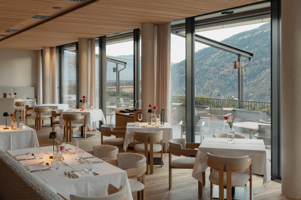 Das Restaurant Partschins Niedermair Nature Retreat