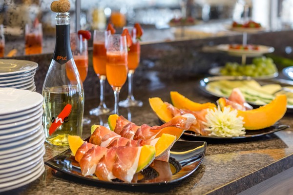 Il ristorante Parcines Farmerhof