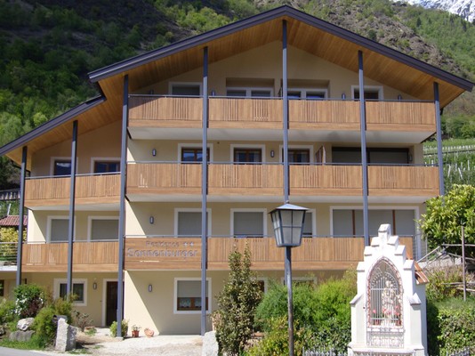 Foto Außenansicht Residence Sonnenburger - Biobauernhof