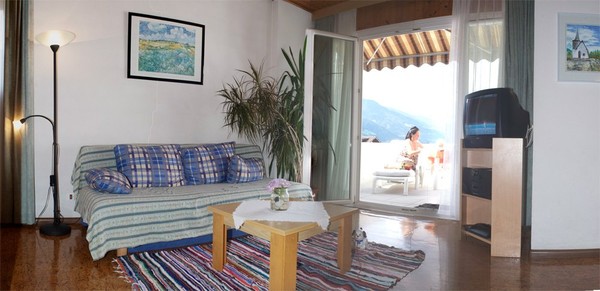 Der Wohnraum Ferienwohnungen Alpenchalet