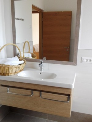 Foto del bagno Appartamento Windbichl