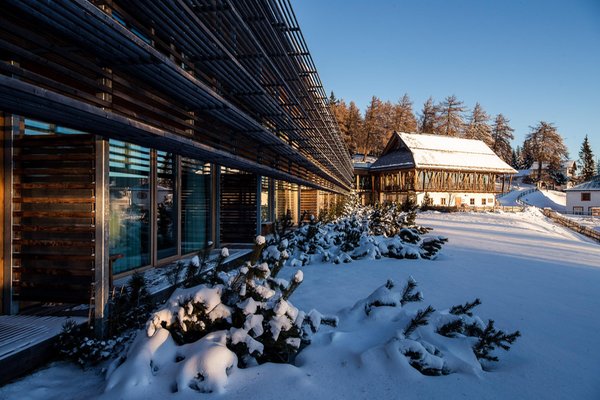 Foto invernale di presentazione Hotel Vigilius