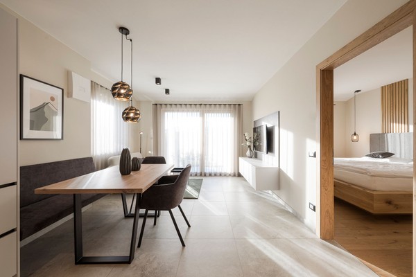 La zona giorno Boutique Hotel Wiesenhof