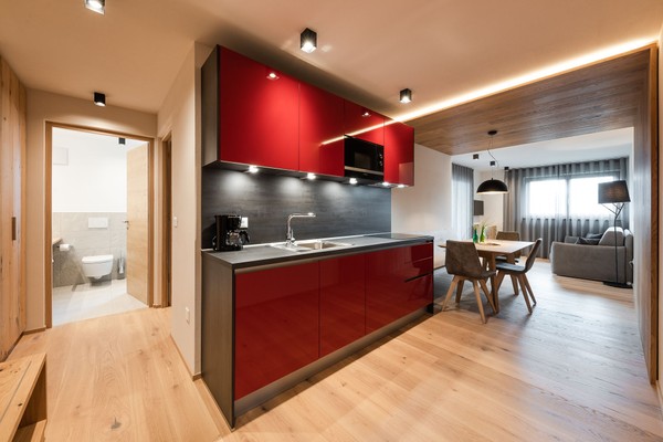 Photo of the kitchen Aparthotel Abinà - Lana Höhe