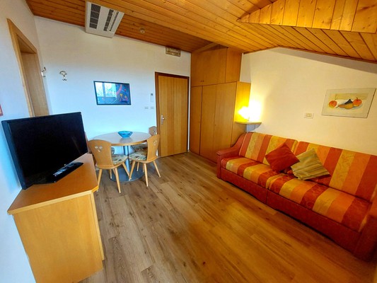 La zona giorno Residence Kathrainhof