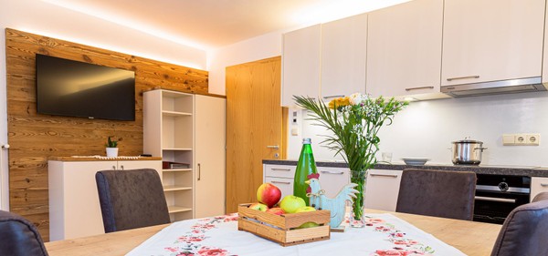 La zona giorno Appartamenti in agriturismo Larcherhof