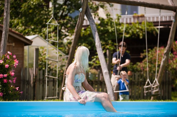 Photo of the outdoor swimming pool