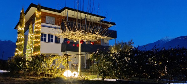 Foto Außenansicht Ferienwohnungen Haus Wiesenstein