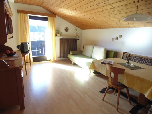 La zona giorno Appartamenti in agriturismo Ortguterhof