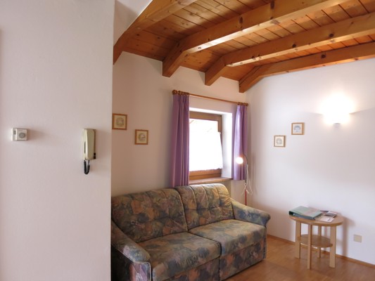 La zona giorno Appartamenti in agriturismo Feldererhof