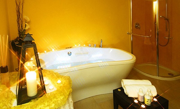 Foto del bagno Aparthotel Gartenresidence Nalserhof