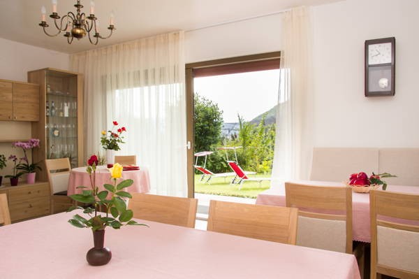 La zona giorno B&B in agriturismo Untermoarhof