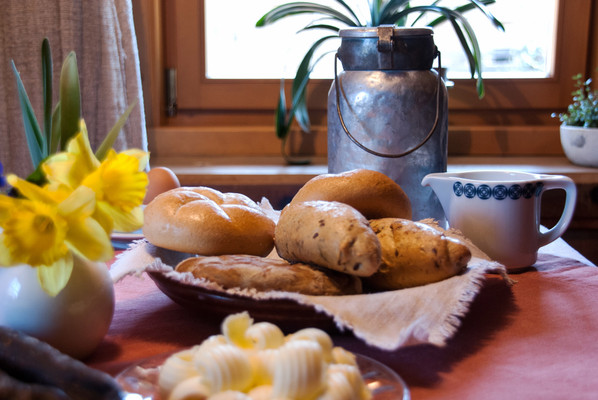 La colazione B&B + Appartamenti in agriturismo Mayrhof