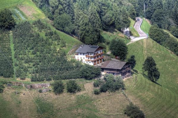 Lage Ferienwohnungen auf dem Bauernhof Obkirchhof St. Pankraz (Ultental)