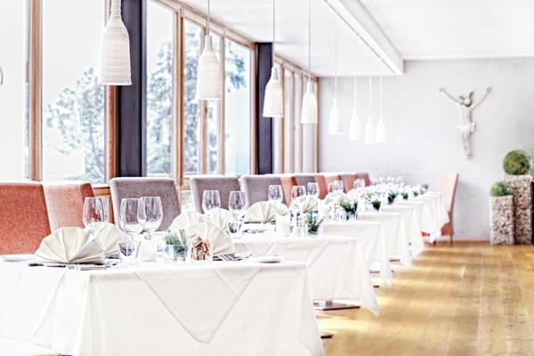 Il ristorante Santa Valburga (Val d'Ultimo) Arosea Life Balance Hotel