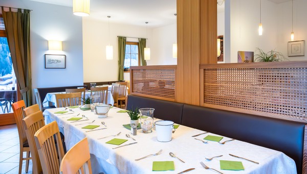 Il ristorante Santa Valburga (Val d'Ultimo) Naturresidenz Theistadl