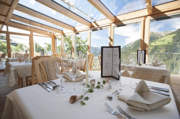 Das Restaurant Schenna Gruberhof