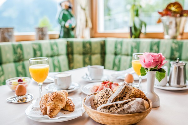 Das Frühstück Hotel Alpenrose