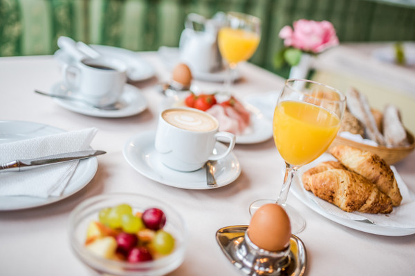 Das Frühstück Hotel Alpenrose