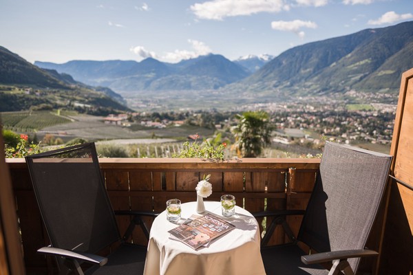 Foto vom Balkon Zum Burggräfler