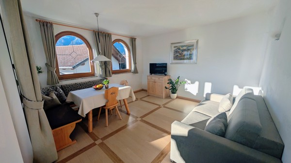 Der Wohnraum Ferienwohnungen auf dem Bauernhof Ausserleiterhof