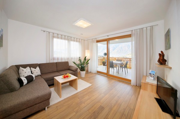 Der Wohnraum Ferienwohnungen auf dem Bauernhof Ausserleiterhof