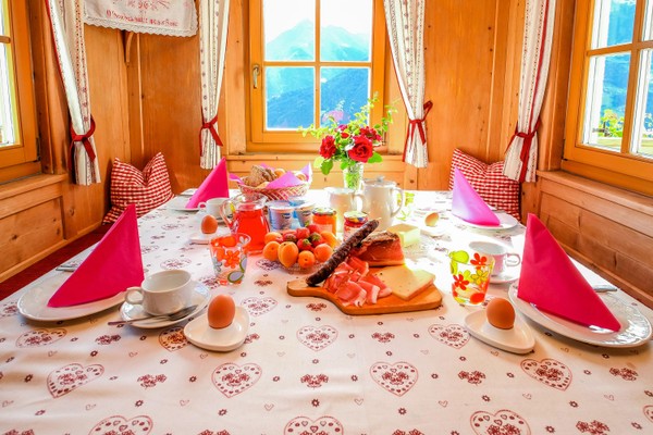 Das Frühstück Ferienwohnungen auf dem Bauernhof Lechnerhof