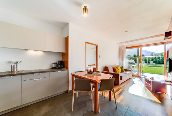 The living area Residence & Sportlodges Claudia