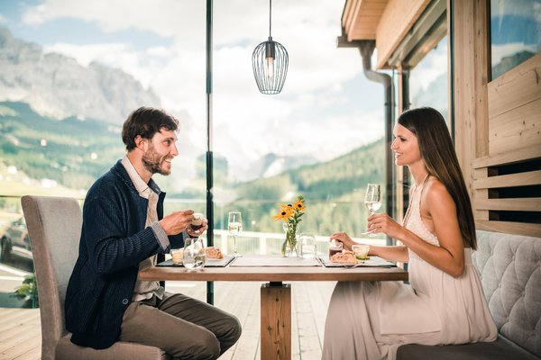 Das Restaurant La Villa Mountain Panoramic Wellness Hotel Dolasilla