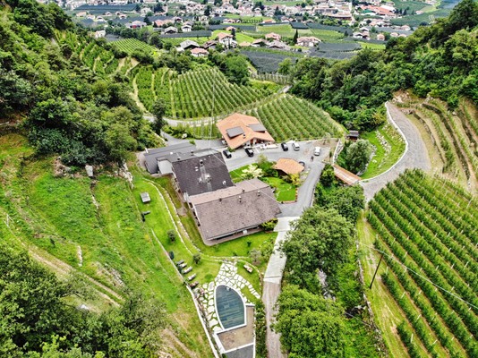 La posizione Pensione + Residence Blumenthalerhof Lagundo