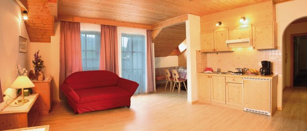 The living area Hotel + Residence Thalguter
