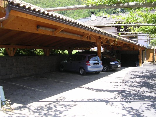 Der Parkplatz Garni Oberangerhof