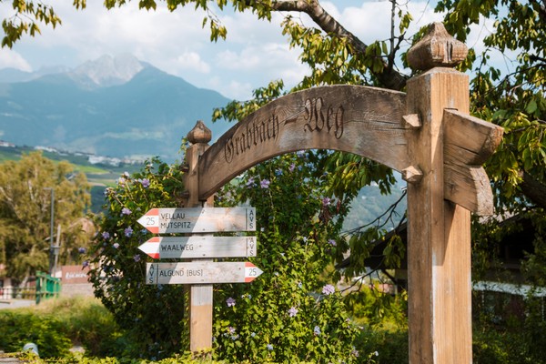 The entrance