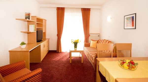 La zona giorno Residence Hirzer