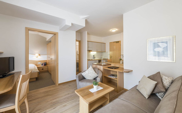 La zona giorno Residence Hirzer