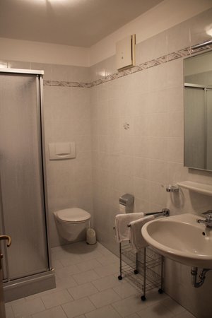 Foto del bagno Appartamenti in agriturismo Blummerhof