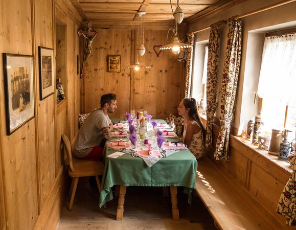 Il ristorante La Villa Hotel Dolomiti