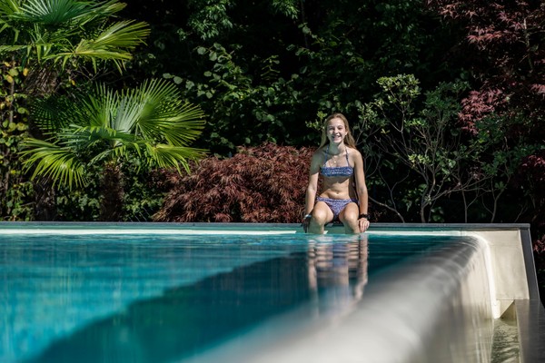 Photo of the outdoor swimming pool