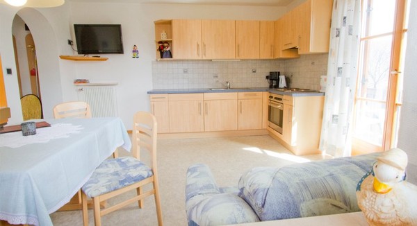 Der Wohnraum Ferienwohnungen Haus Niederweg