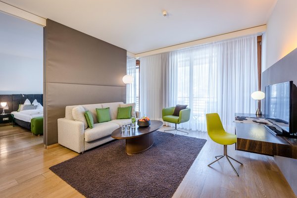 La zona giorno Hotel Terme Merano