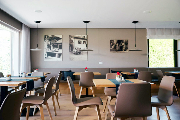 Das Restaurant Meran Pension Appartment Hecherhof
