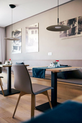 Das Restaurant Meran Pension Appartment Hecherhof