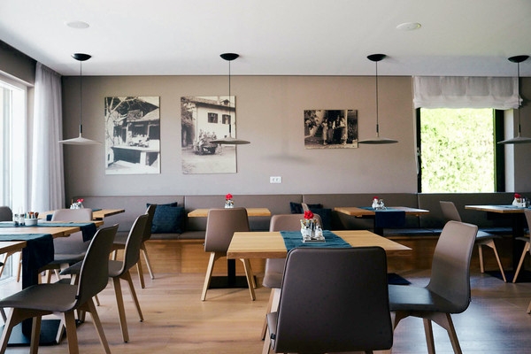 Das Restaurant Meran Pension Appartment Hecherhof