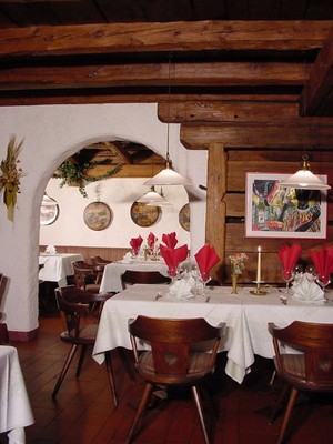 The restaurant Merano / Meran Castello Rametz / Schloß Rametz