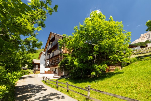 Foto Außenansicht Ferienwohnungen Ciasa Soplà