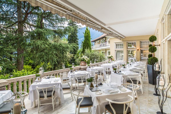 Il ristorante Merano Villa Eden Leading Park Retreat