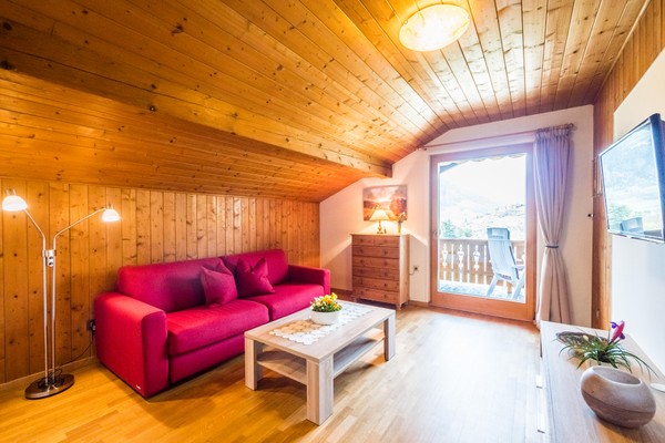 La zona giorno Appartamenti Haus Alber