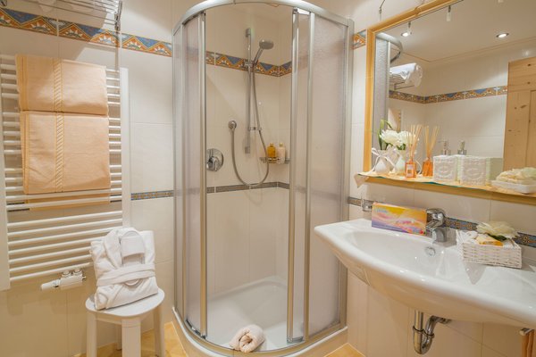 Foto del bagno Appartamenti Chalet Sorëdl